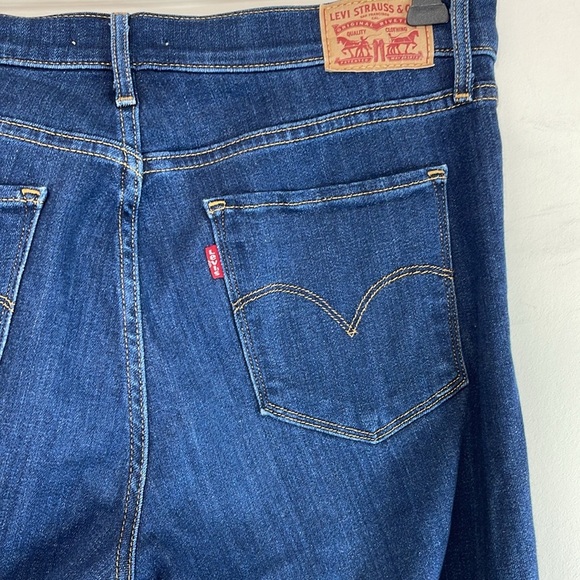 Levis 311 Shaping Skinny Jeans Maui View Blue Dark Wash Stretch Denim Red Tab 29 - Picture 6 of 12